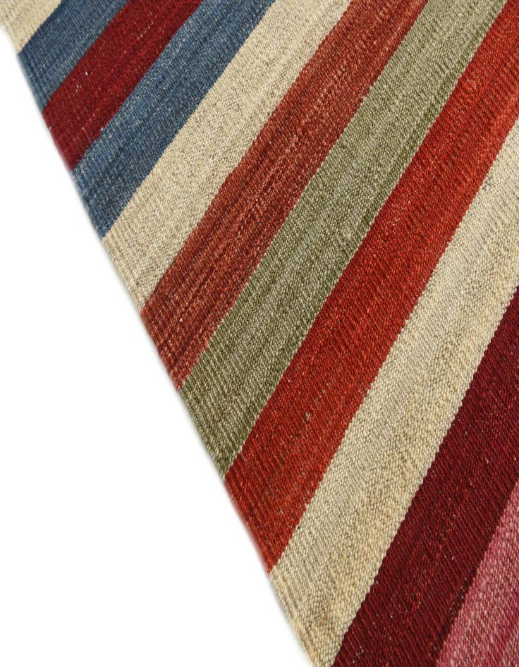 Detail image of  7' x 9' 3  Hand Woven Kilim Modern Wool Rug