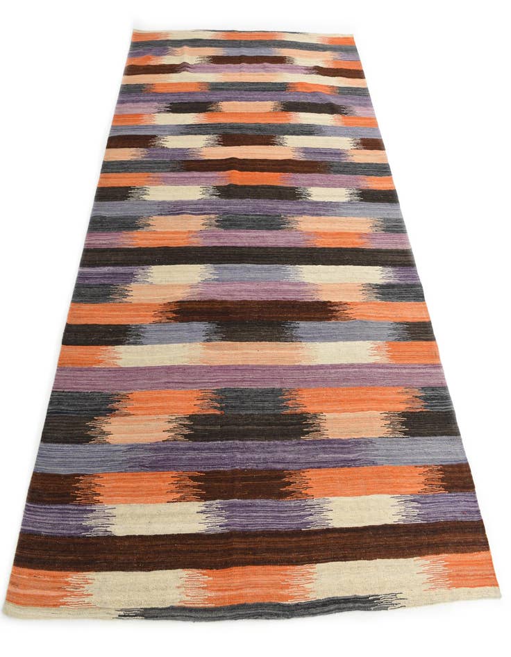 Detail image of  7' x 9' 3  Hand Woven Kilim Modern Wool Rug