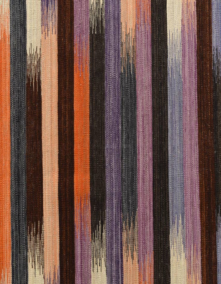 Detail image of  7' x 9' 3  Hand Woven Kilim Modern Wool Rug