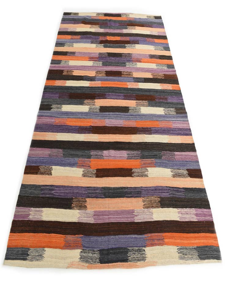 Detail image of  7' x 9' 3  Hand Woven Kilim Modern Wool Rug