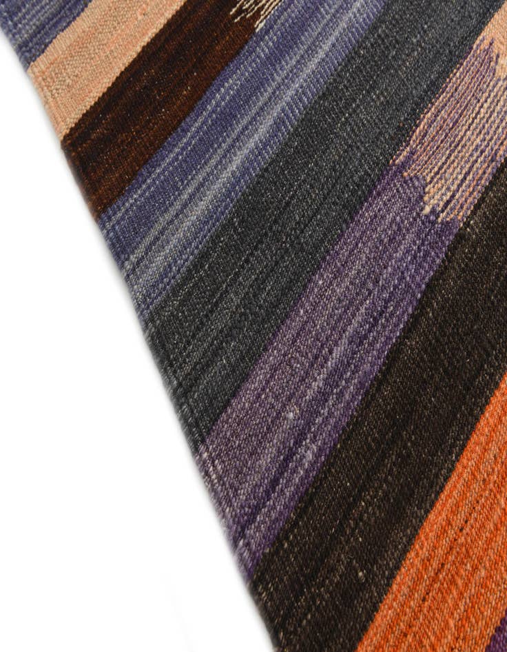 Detail image of  7' x 9' 5  Hand Woven Kilim Modern Wool Rug
