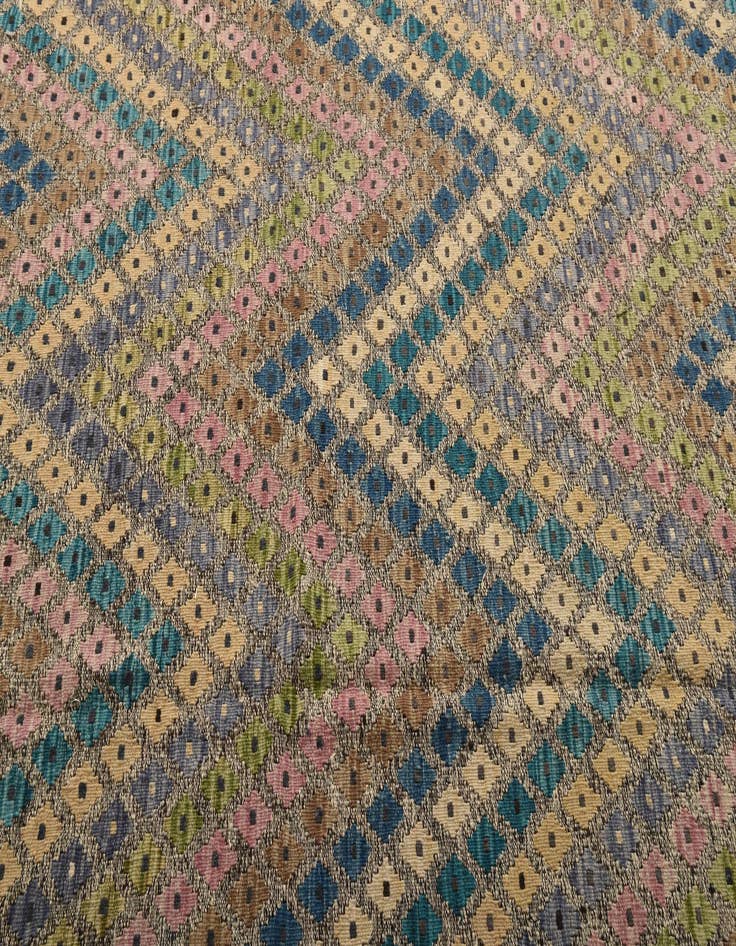 Detail image of  9' x 11' 3  Hand Woven Kilim Modern Wool Rug