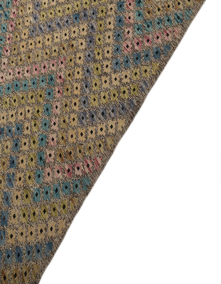 Detail image of  10' 8 x 12' 10  Hand Woven Kilim Modern Wool Rug