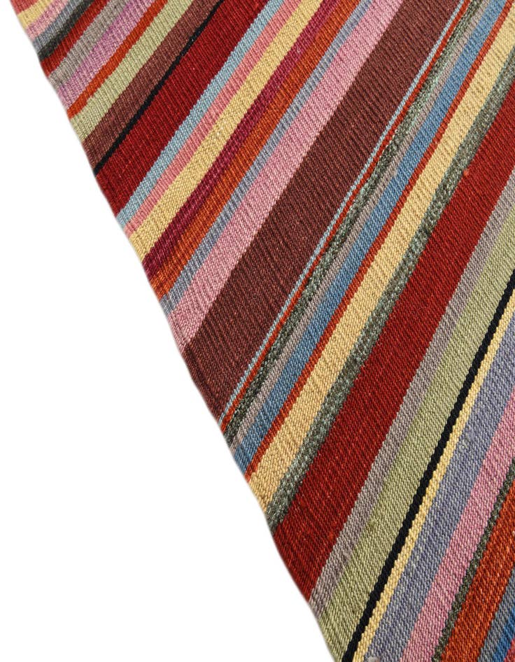 Detail image of  8' 8 x 9' 7  Hand Woven Kilim Modern Wool Rug