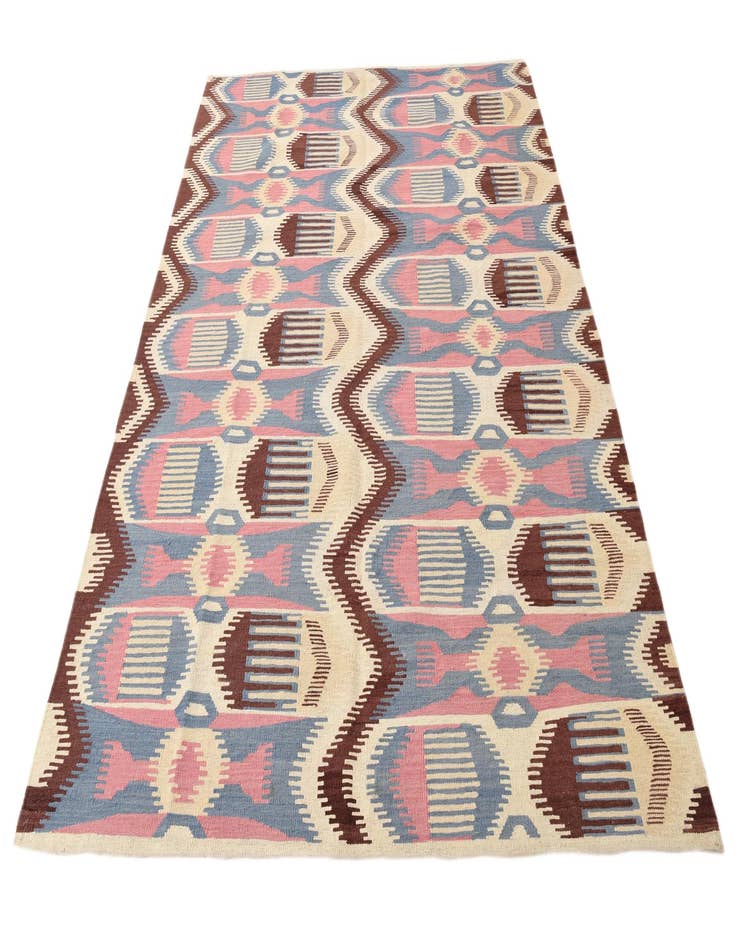 Detail image of  6' x 8' 2  Hand Woven Kilim Modern Wool Rug