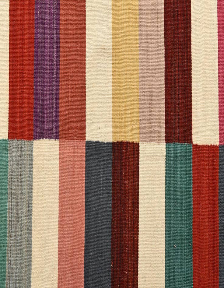 Detail image of  8' 2 x 11' 5  Hand Woven Kilim Modern Wool Rug