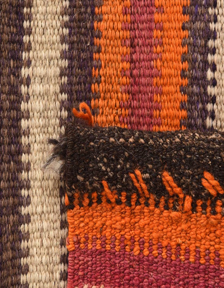 Detail image of  2' 8 x 3' 6  Hand Woven Kilim Modern Wool Rug