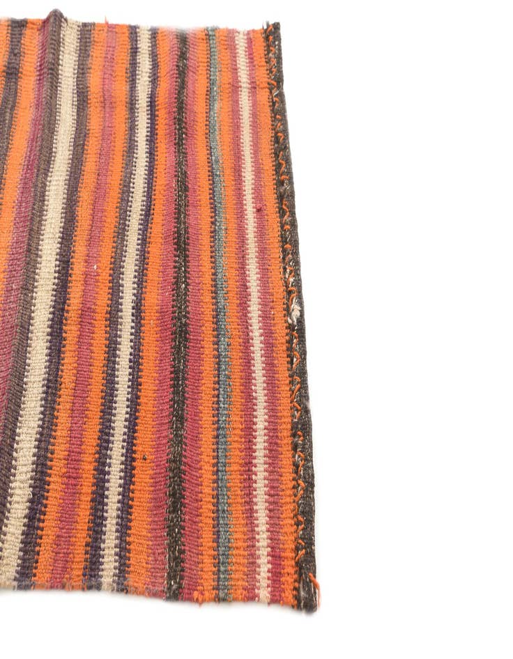 Detail image of  2' 8 x 3' 6  Hand Woven Kilim Modern Wool Rug