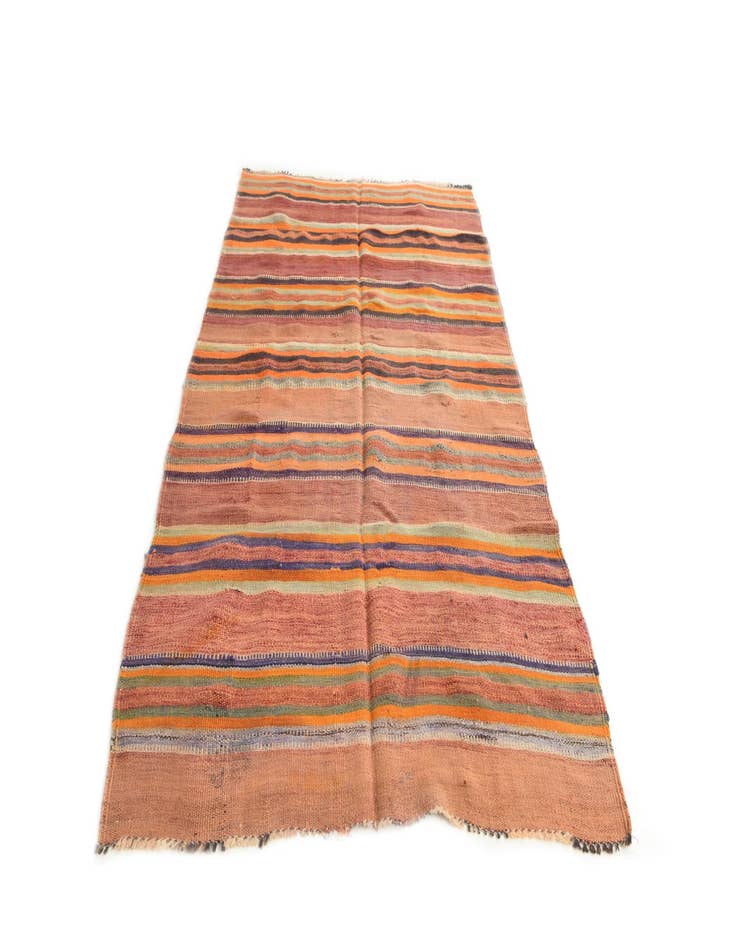 Detail image of  4' 5 x 7' 7  Hand Woven Kilim Modern Wool Rug