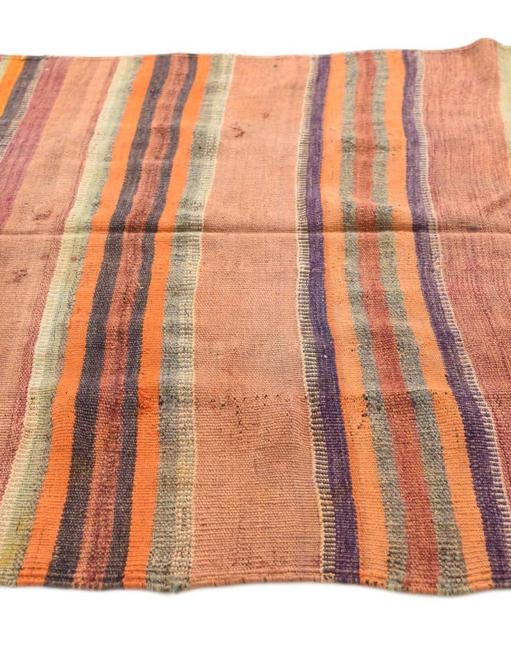 Detail image of  4' 5 x 7' 7  Hand Woven Kilim Modern Wool Rug