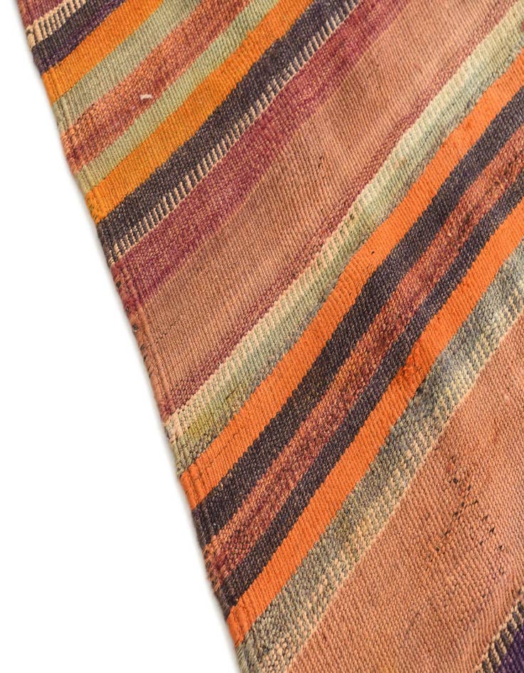 Detail image of  4' 5 x 7' 7  Hand Woven Kilim Modern Wool Rug