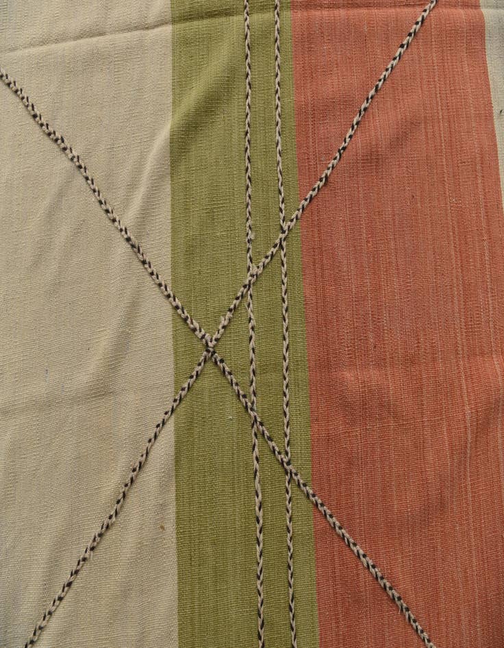 Detail image of  10' x 12' 9  Hand Woven Kilim Modern Wool Rug