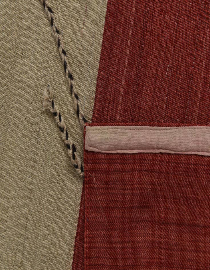 Detail image of  10' x 12' 9  Hand Woven Kilim Modern Wool Rug