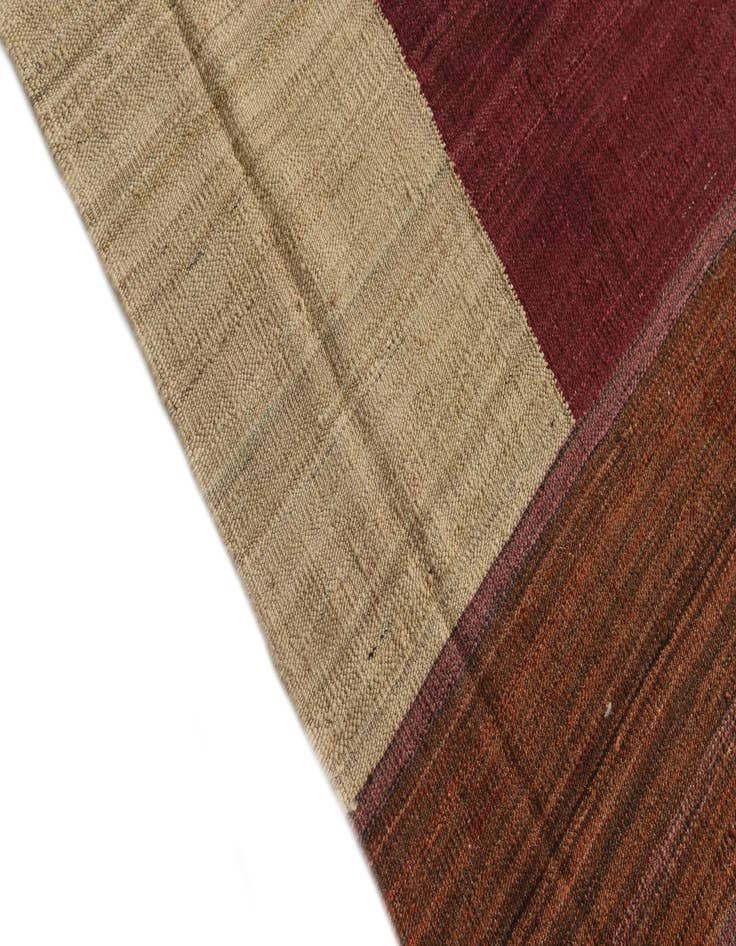 Detail image of  6' x 8'  Hand Woven Kilim Modern Wool Rug