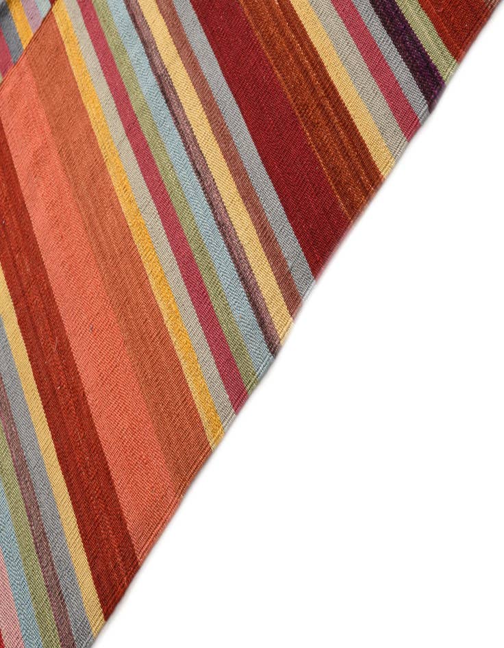 Detail image of  8' 7 x 11' 4  Hand Woven Kilim Modern Wool Rug