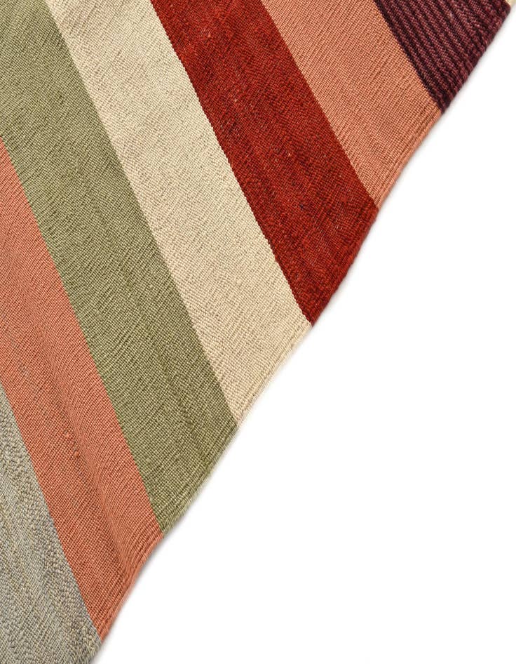 Detail image of  8' 7 x 11' 5  Hand Woven Kilim Modern Wool Rug