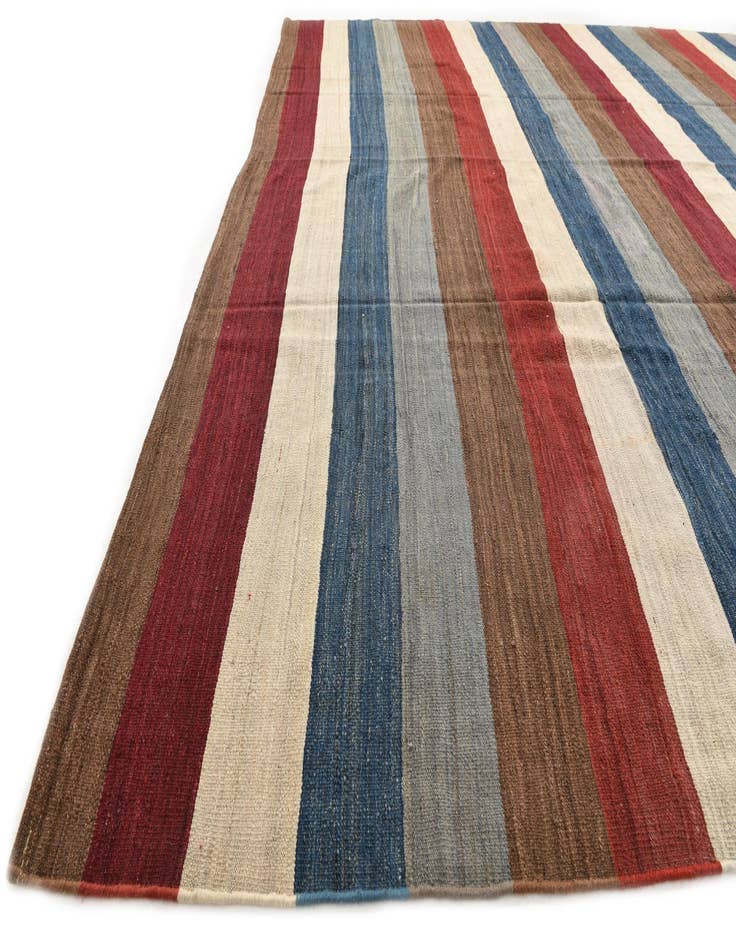 Detail image of  9' 8 x 13' 1  Hand Woven Kilim Modern Wool Rug