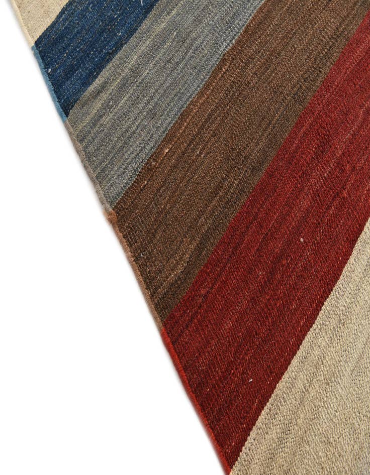 Detail image of  9' 8 x 13' 1  Hand Woven Kilim Modern Wool Rug