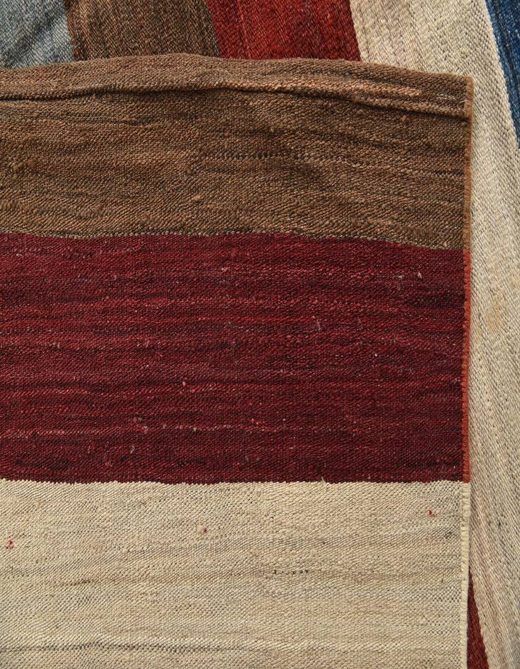 Detail image of  9' 8 x 13' 1  Hand Woven Kilim Modern Wool Rug