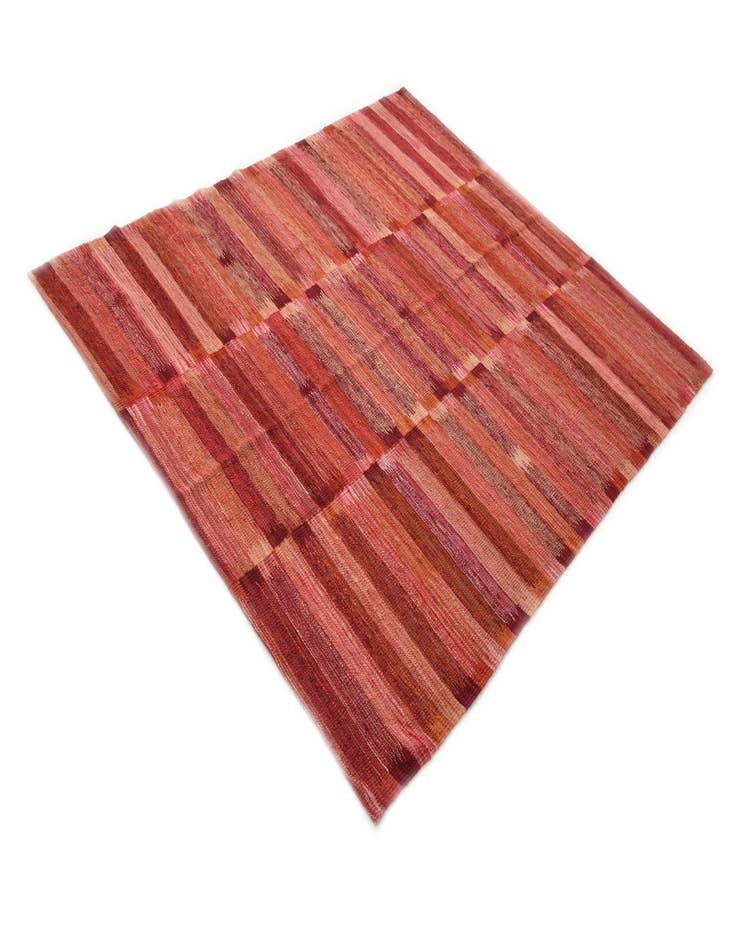 Detail image of  5' 3 x 6' 4  Hand Woven Kilim Modern Wool Rug