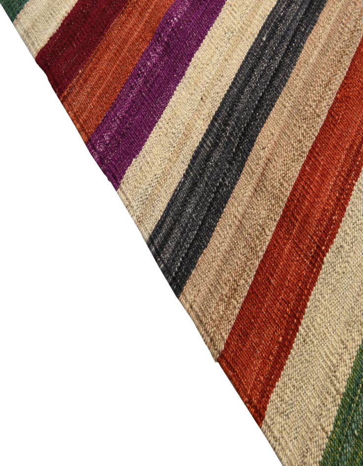 Detail image of  6' x 7' 10  Hand Woven Kilim Modern Wool Rug