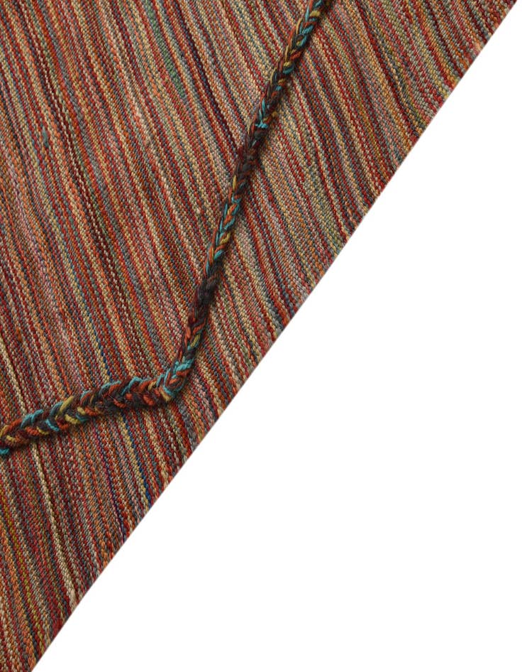 Detail image of  5' 8 x 8' 2  Hand Woven Kilim Modern Wool Rug