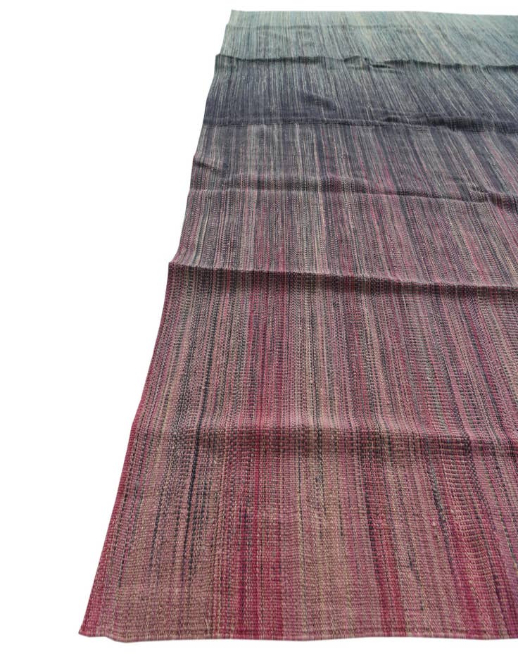 Detail image of  7' 8 x 9' 7  Hand Woven Kilim Modern Wool Rug