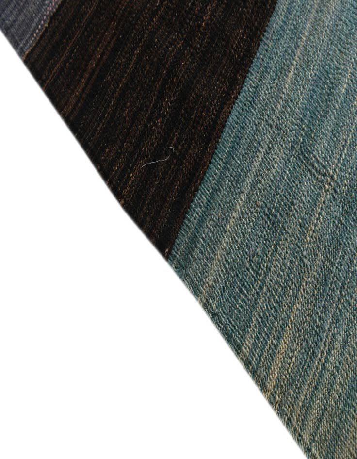 Detail image of  8' x 9' 7  Hand Woven Kilim Modern Wool Rug