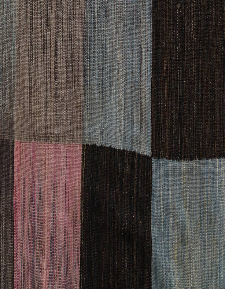 Detail image of  8' x 9' 7  Hand Woven Kilim Modern Wool Rug