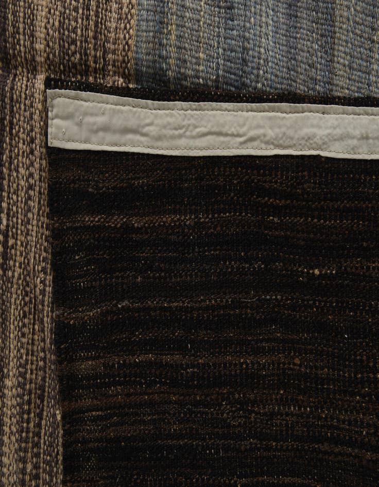 Detail image of  8' x 9' 7  Hand Woven Kilim Modern Wool Rug