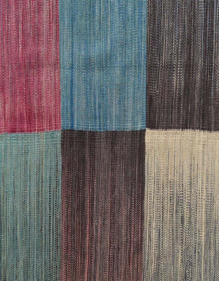 Detail image of  7' 9 x 9' 8  Hand Woven Kilim Modern Wool Rug
