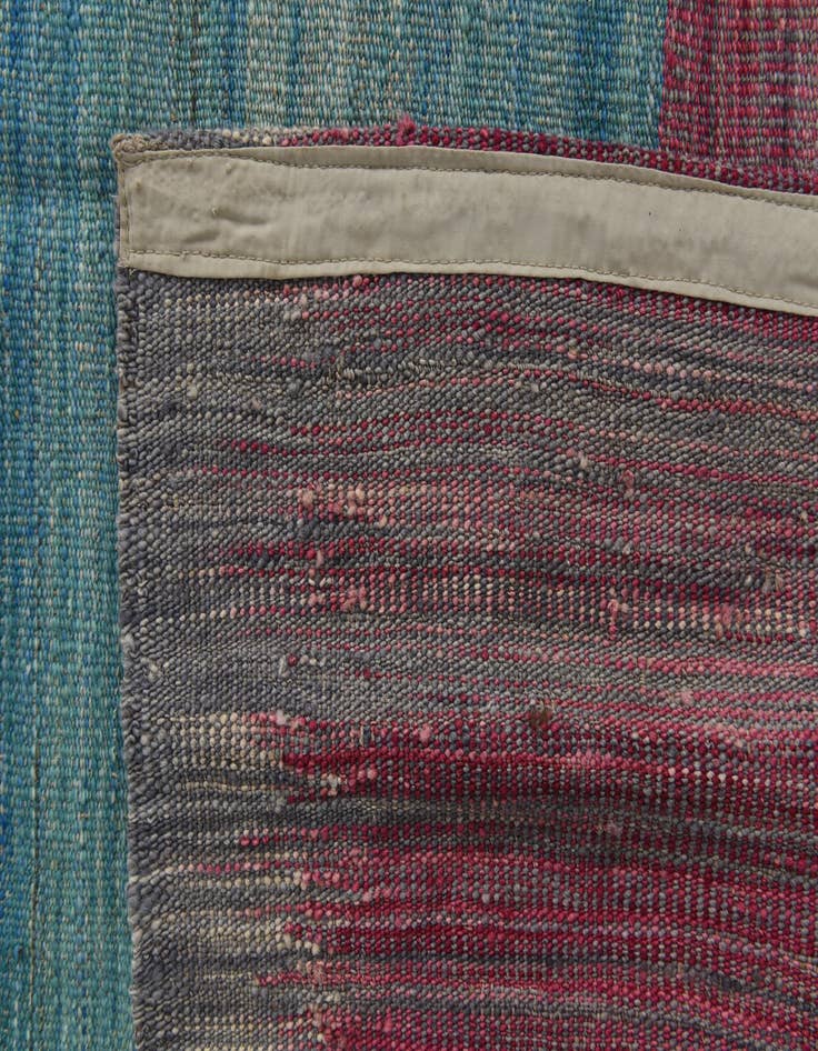 Detail image of  7' 9 x 9' 8  Hand Woven Kilim Modern Wool Rug