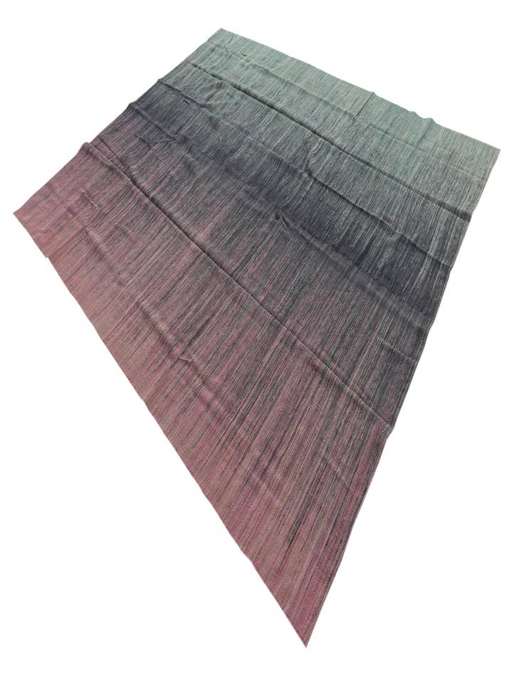 Detail image of  8' x 9' 7  Hand Woven Kilim Modern Wool Rug