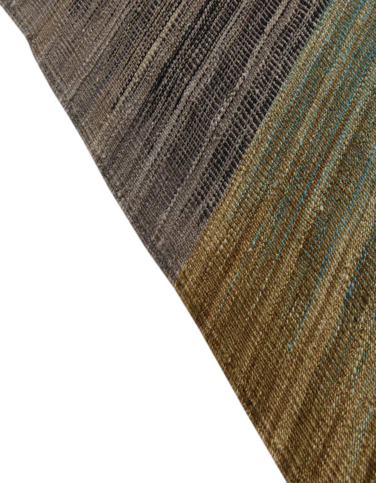Detail image of  7' 10 x 9' 6  Hand Woven Kilim Modern Wool Rug