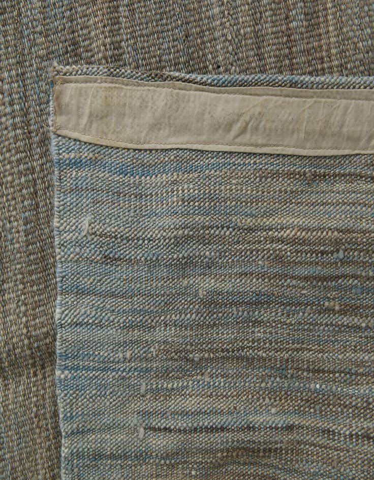 Detail image of  7' 10 x 9' 6  Hand Woven Kilim Modern Wool Rug