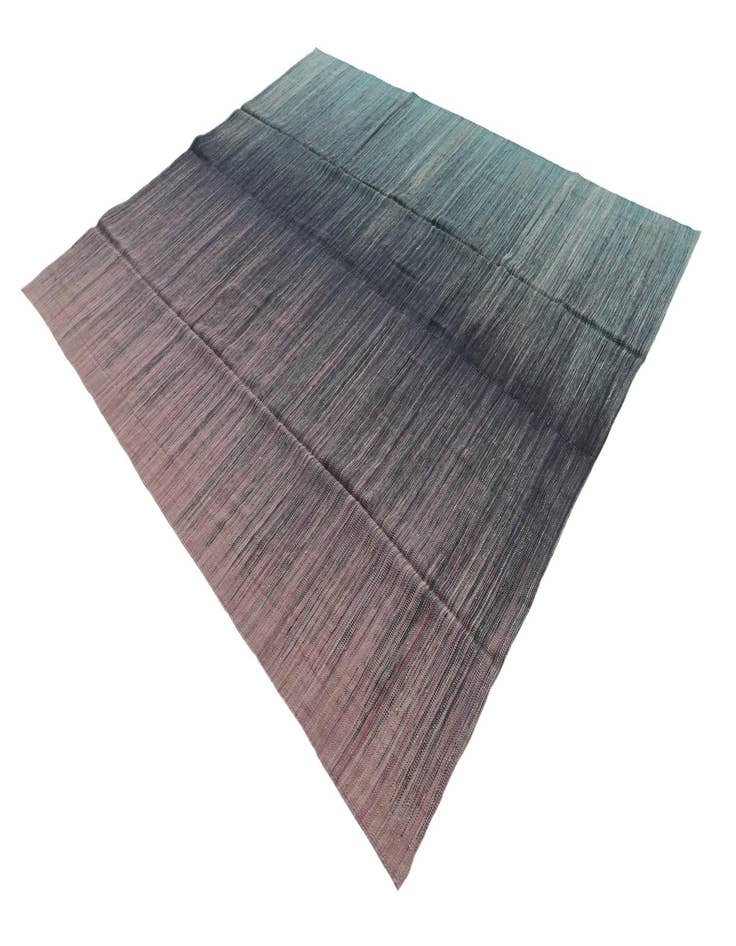 Detail image of  7' 9 x 9' 6  Hand Woven Kilim Modern Wool Rug