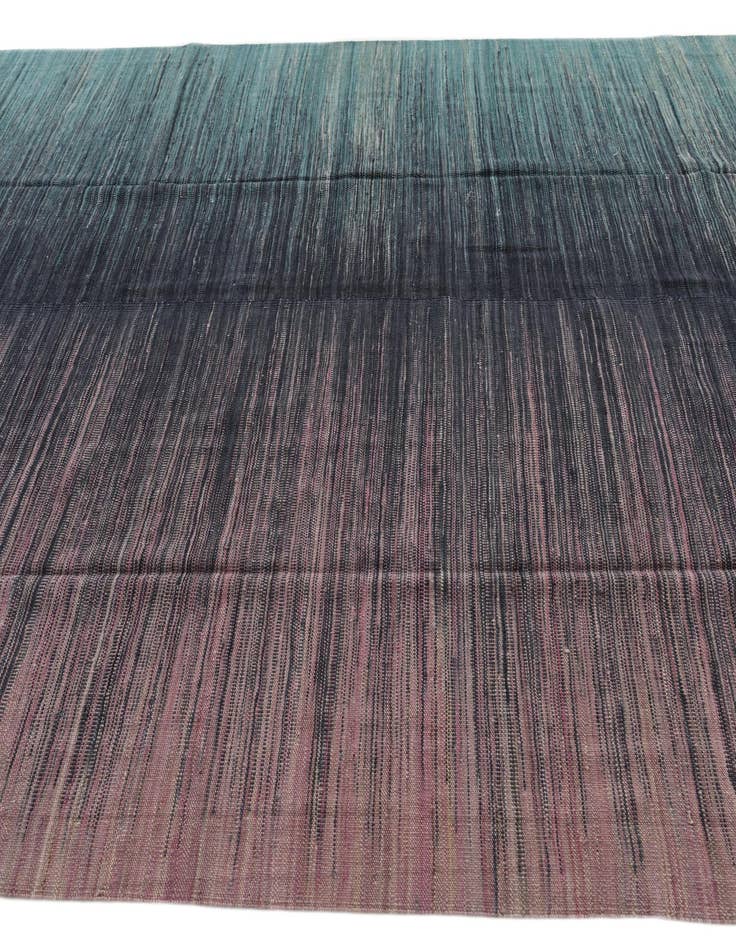 Detail image of  7' 9 x 9' 6  Hand Woven Kilim Modern Wool Rug