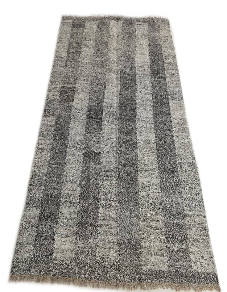 Detail image of  4' 9 x 6' 9  Hand Woven Kilim Modern Wool Rug