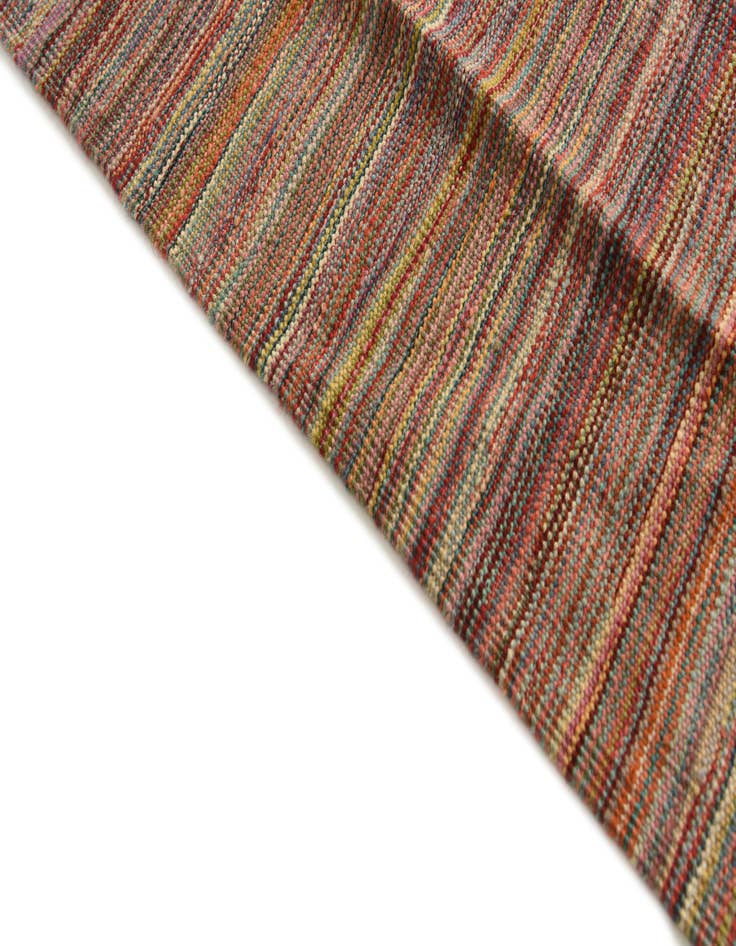 Detail image of  5' 8 x 8' 3  Hand Woven Kilim Modern Wool Rug