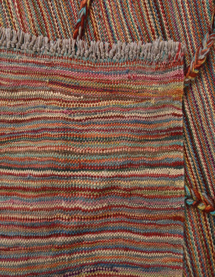 Detail image of  5' 7 x 7' 8  Hand Woven Kilim Modern Wool Rug