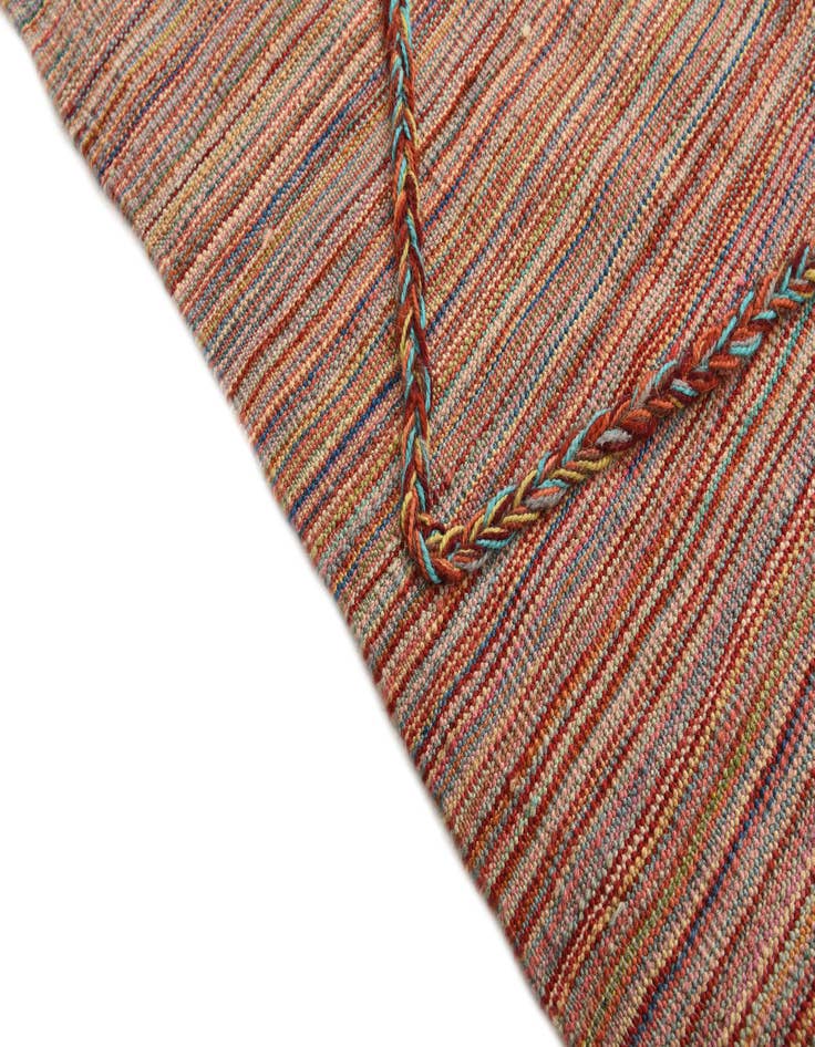 Detail image of  5' 10 x 8' 5  Hand Woven Kilim Modern Wool Rug