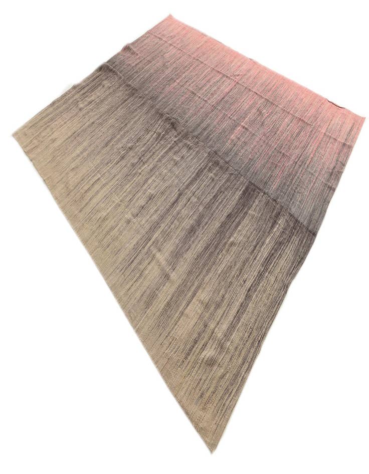 Detail image of  8' x 9' 7  Hand Woven Kilim Modern Wool Rug