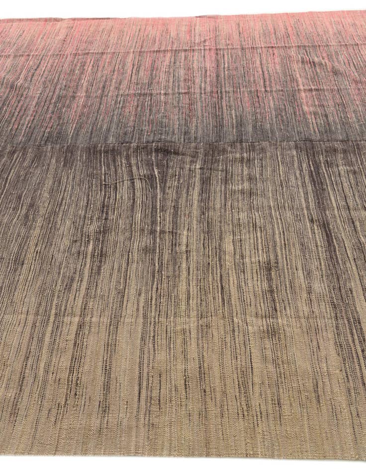 Detail image of  8' x 9' 7  Hand Woven Kilim Modern Wool Rug