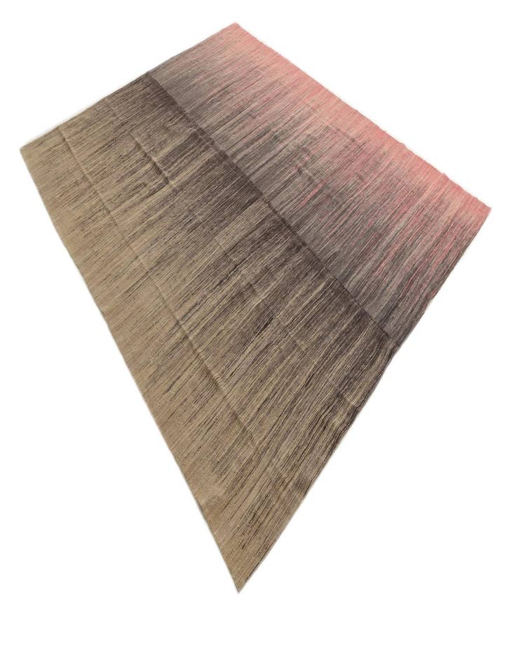 Detail image of  8' x 9' 7  Hand Woven Kilim Modern Wool Rug