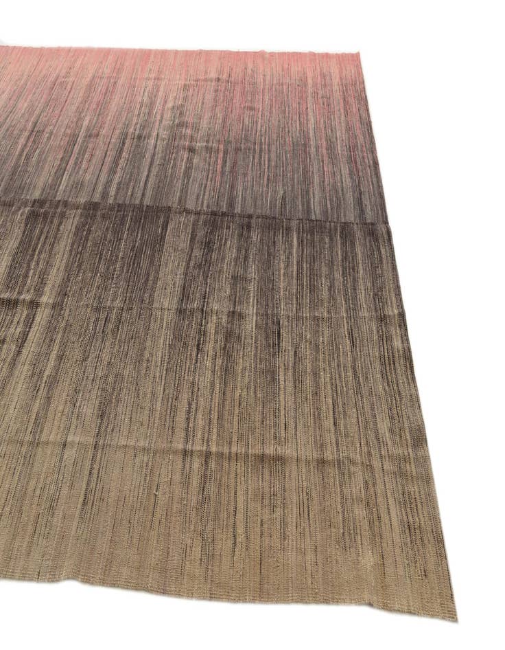 Detail image of  8' x 9' 7  Hand Woven Kilim Modern Wool Rug