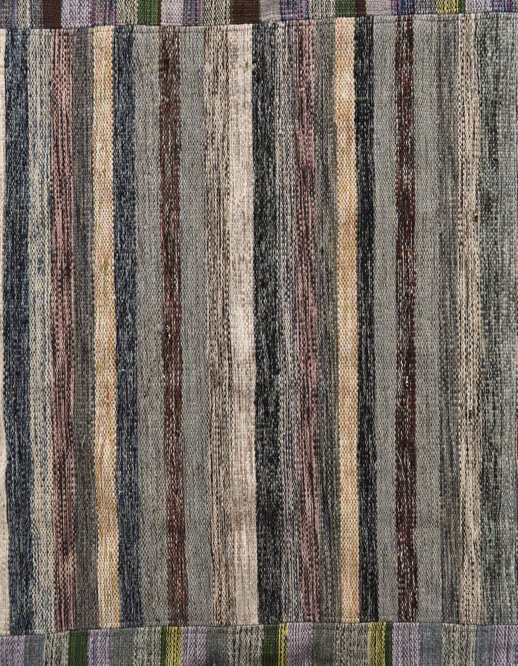 Detail image of  9' x 12'  Hand Woven Kilim Modern Wool Rug