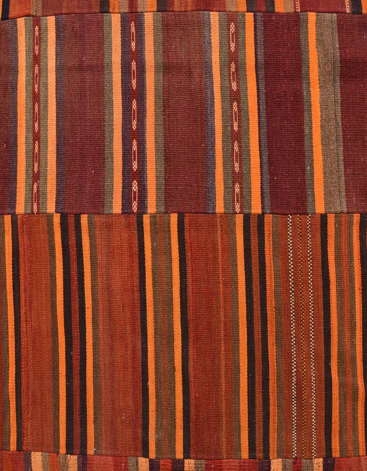 Detail image of  12' 6 x 15' 5  Hand Woven Kilim Modern Wool Rug