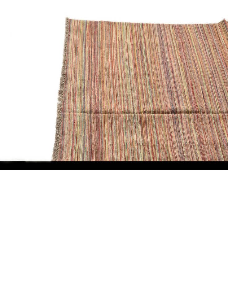 Detail image of  5' 7 x 7' 10  Hand Woven Kilim Modern Wool Rug