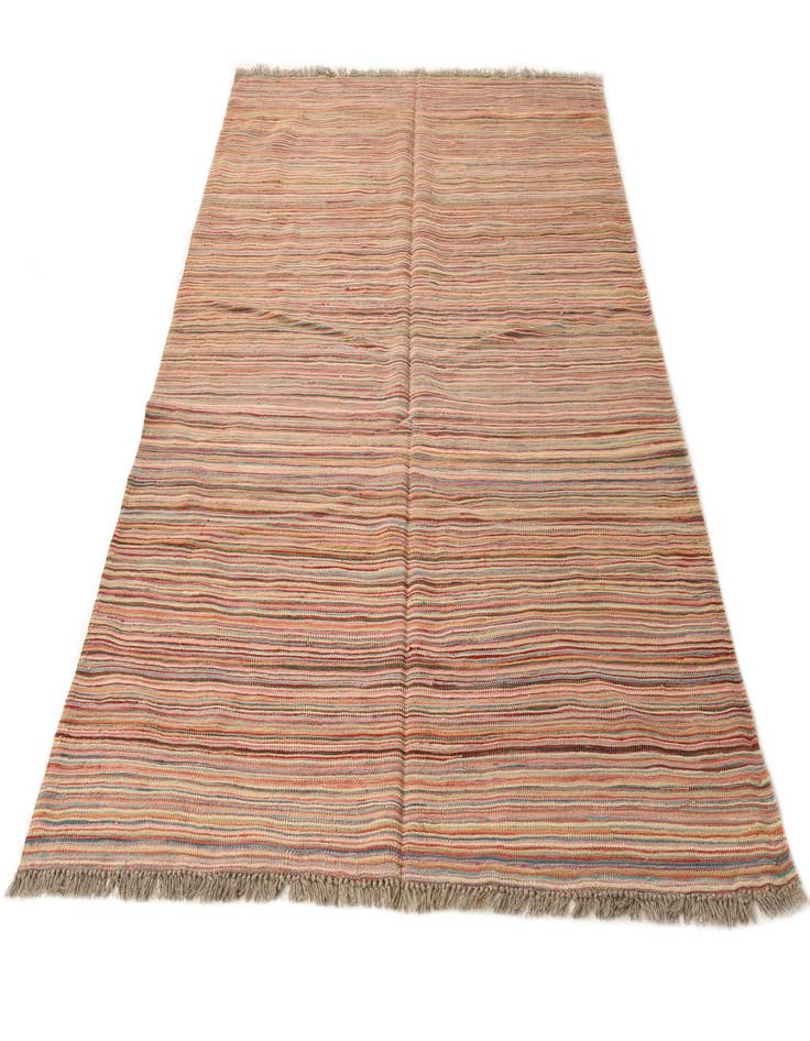 Detail image of  5' 6 x 7' 10  Hand Woven Kilim Modern Wool Rug