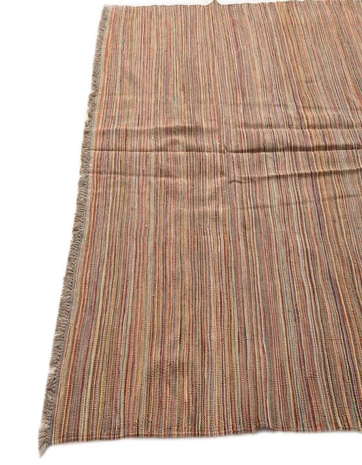 Detail image of  6' x 7' 9  Hand Woven Kilim Modern Wool Rug